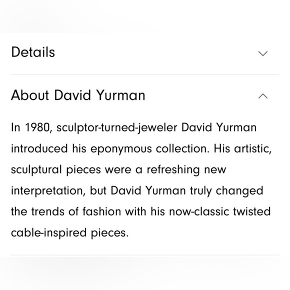 David Yurman supernova cuff bracelet with diamond in 18 k gold size M - Picture 6 of 16